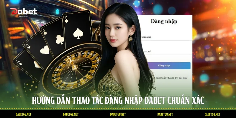 Hướng dẫn thao tác đăng nhập DABET chuẩn xác